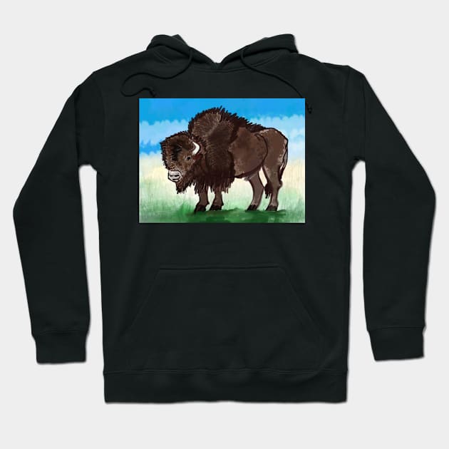 Bison Hoodie by laceylschmidt